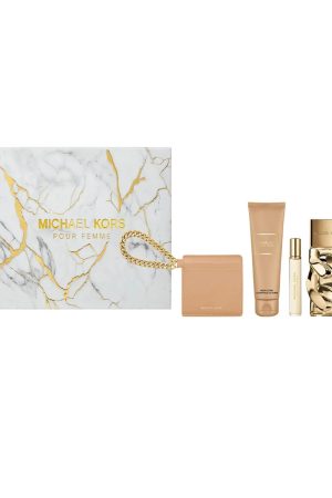 Michael Kors Pour Femme Eau de Parfum 100ml + Body Lotion 100ml + Travel Spray 10ml + Card Holder Gift Set