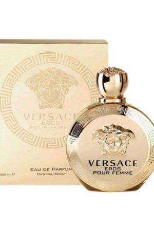 Versace Eros Pour Femme Eau de Parfum 100ML + 10ML Travel Spray + Pouch (W)