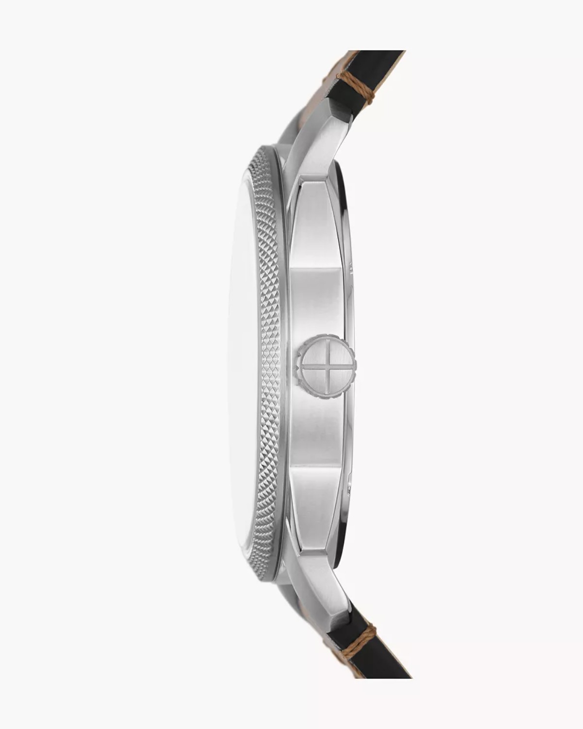 Fossil Machine Three-Hand Day-Date Leather Watch FS5920 - Image 3
