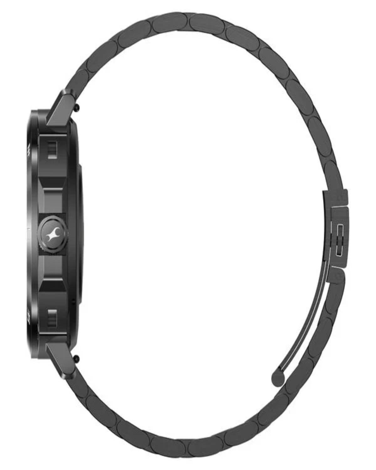 TITAN WORKWEAR QUARTZ ANALOG BLACK DIAL STAINLESS STEEL STRAP WOMEN’S WATCH NT2652NM01 - Image 3