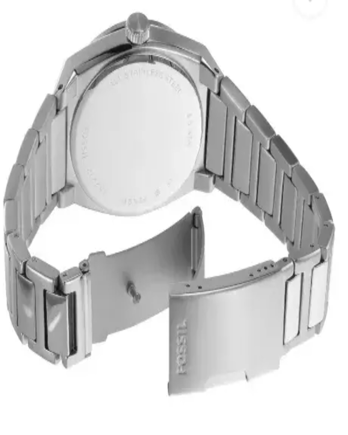 Fossil Everett Three-Hand Date Stainless Steel Watch FS5984 - Image 2