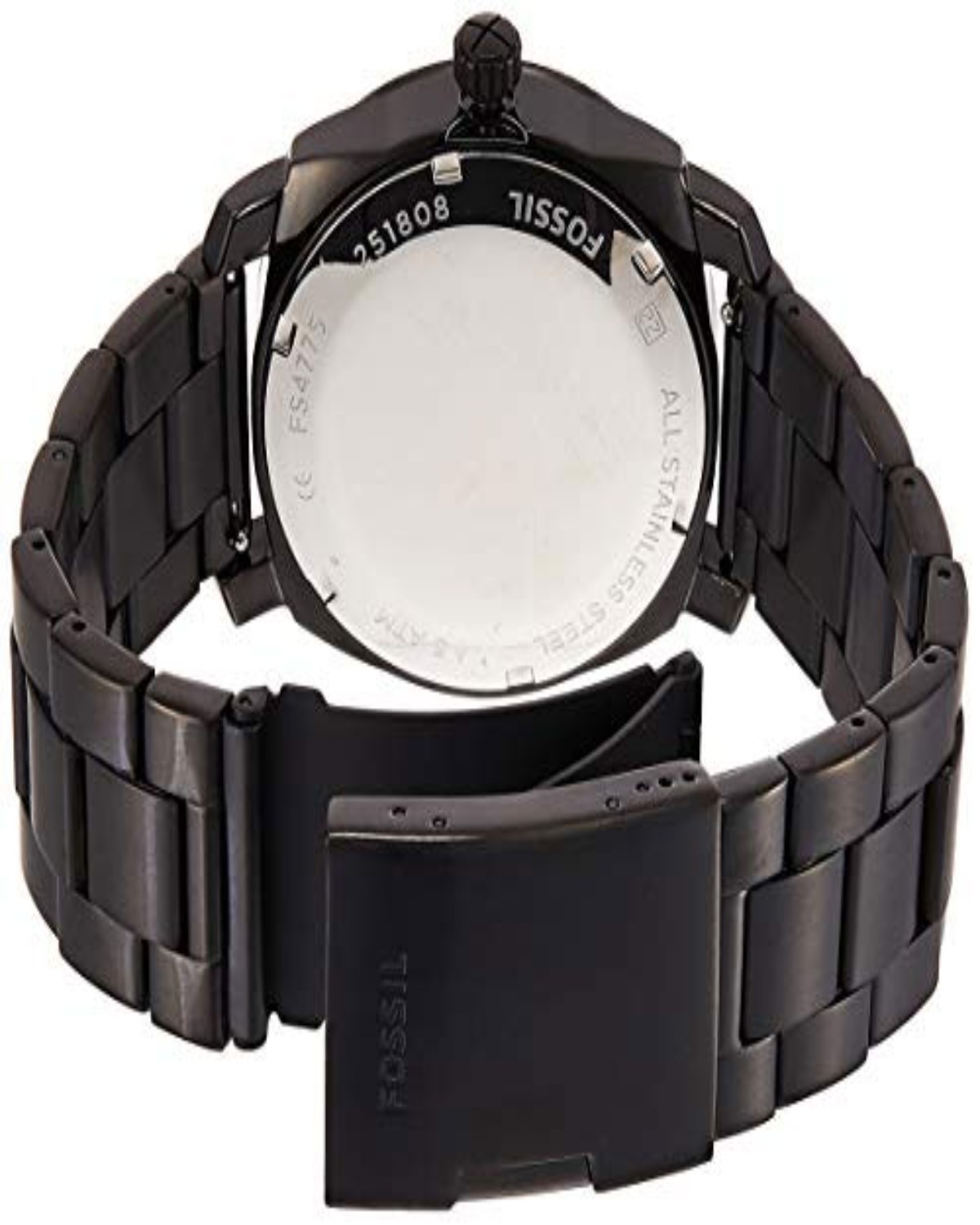 Fossil Machine Three-Hand Date Stainless Steel Watch FS4775 - Image 2