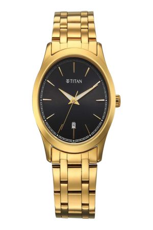 TITAN TRENDSETTERS QUARTZ ANALOG SILVER DIAL METAL STRAP MEN’S WATCH 1824WM01