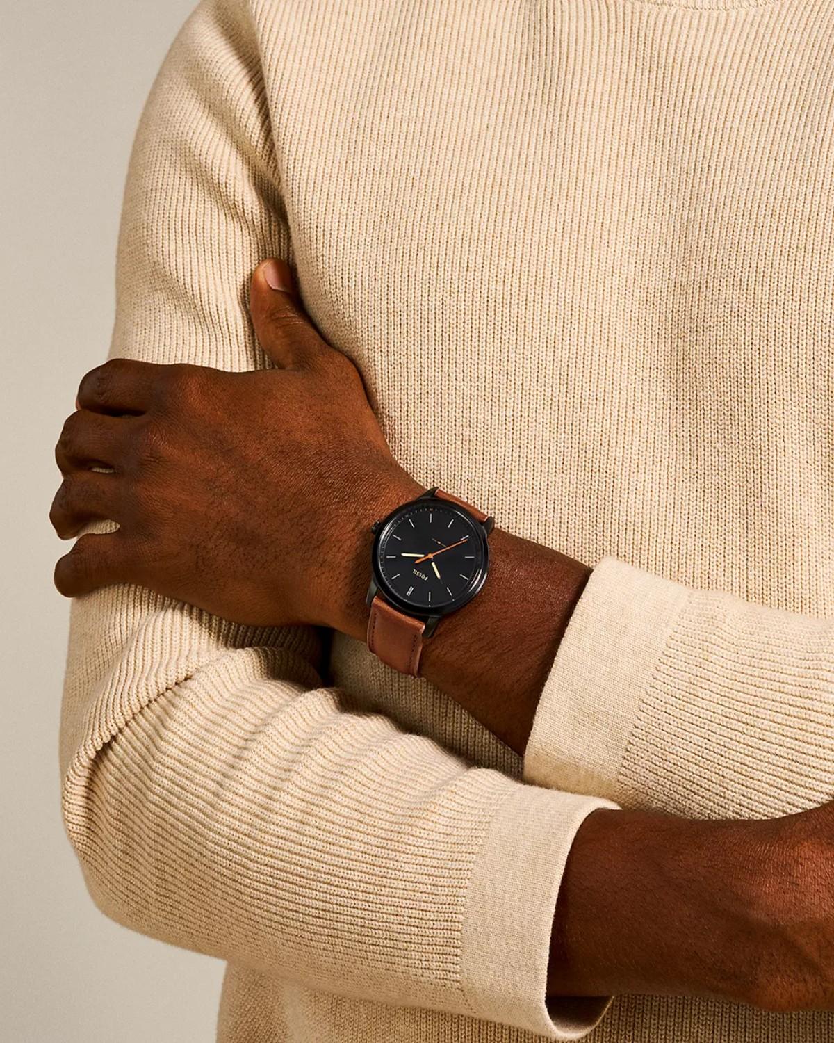 Fossil The Minimalist Slim Three-Hand Leather Watch FS5305 - Image 4