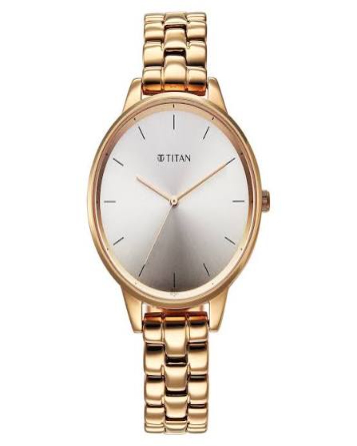 TITAN NEO QUARTZ ANALOG GREY DIAL ROSE GOLD METAL STRAP WOMEN’S WATCH 2648WM12