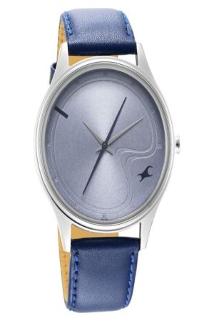 TITAN WORKWEAR QUARTZ ANALOG BLACK DIAL BROWN LEATHER STRAP MEN’S WATCH 3290SL01-DN188