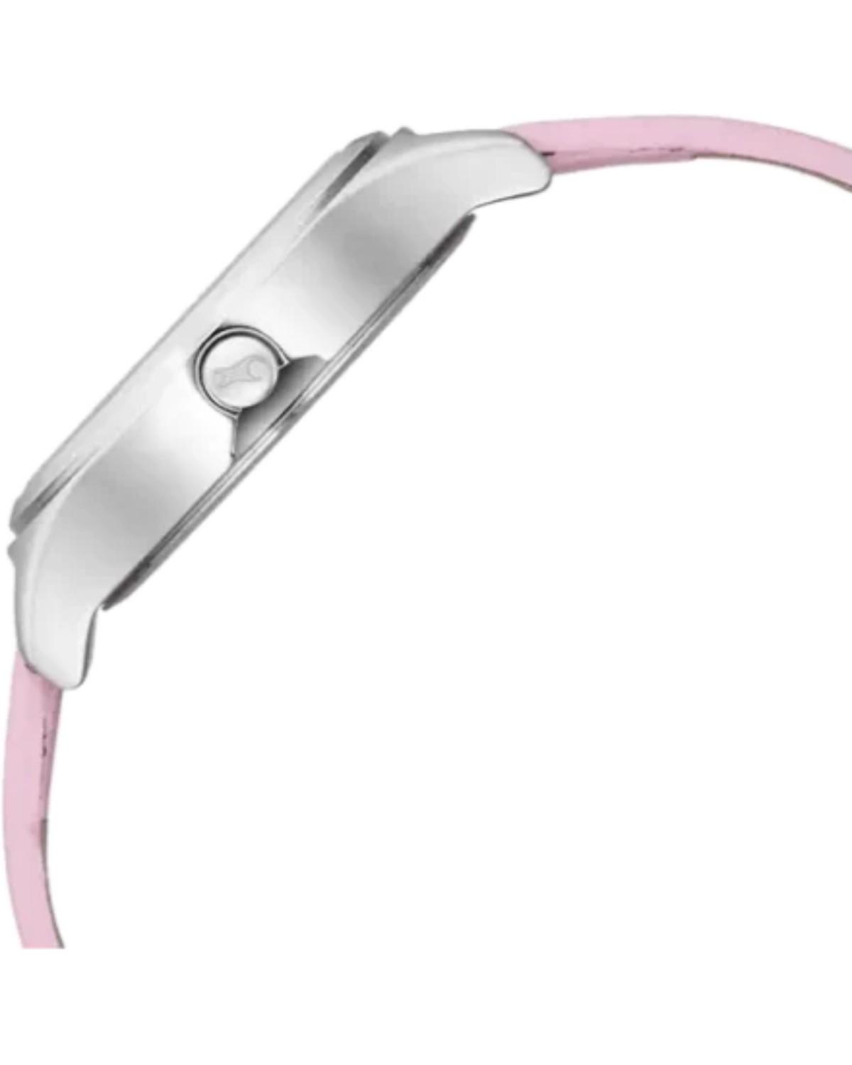FASTRACK BY TITAN STUNNERS QUARTZ ANALOG WHITE DIAL PINK LEATHER STRAP WOMEN’S WATCH 6152SL08-Y121TH - Image 2