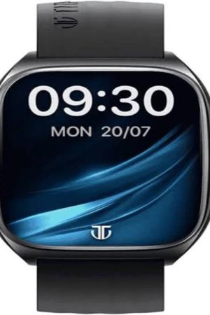 TITAN EVOLUTION SMART QUARTZ AMOLED DIGITAL SMARTWATCH BLACK SILICONE STRAP UNISEX WATCH 90204AP01