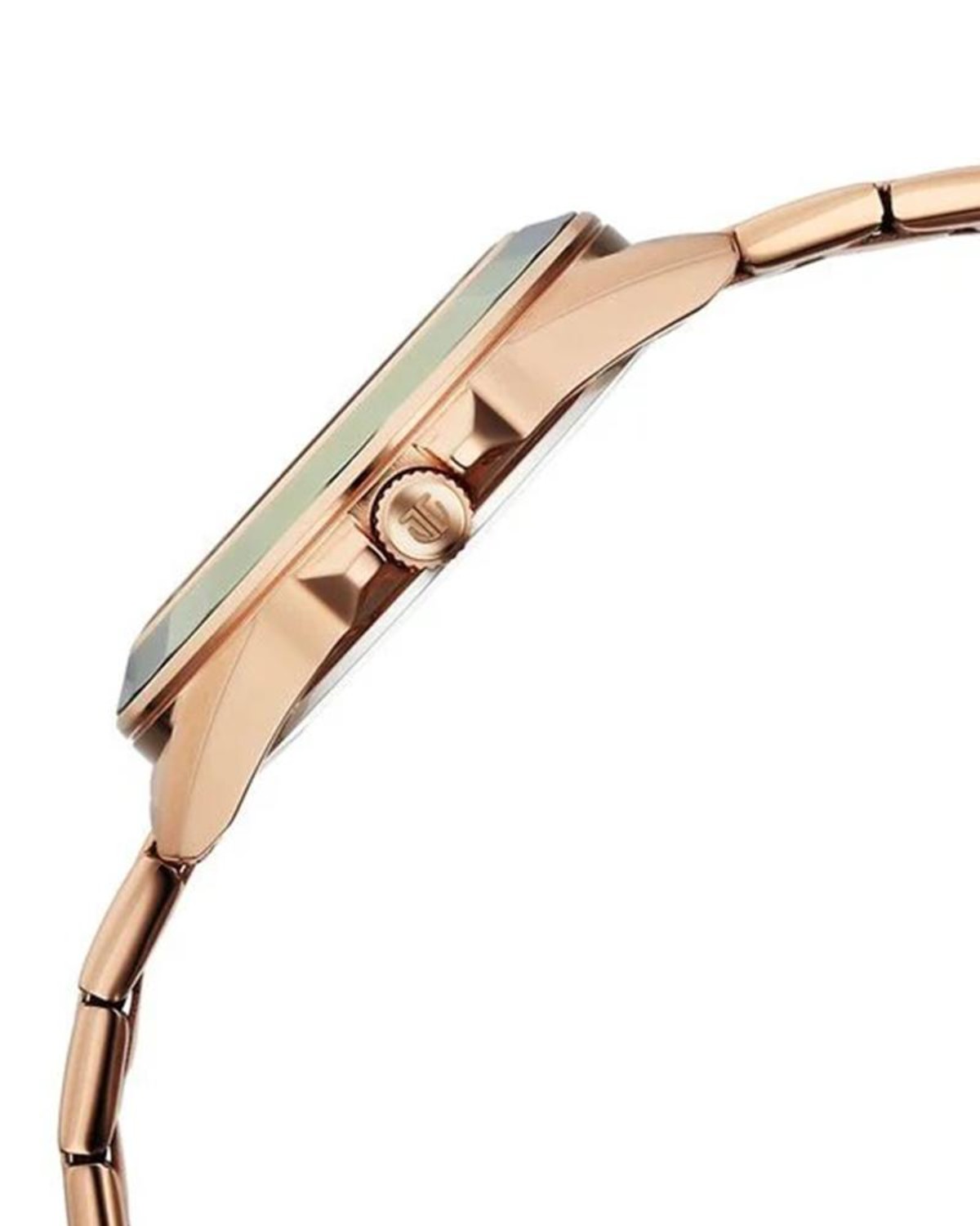 TITAN WORKMODE QUARTZ ANALOG ROSE GOLD DIAL ROSE GOLD STAINLESS STEEL STRAP WOMEN’S WATCH 95324WM01 - Image 2