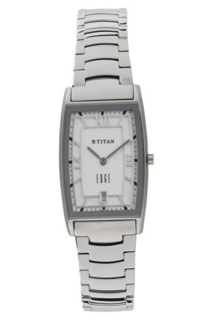 TITAN QUARTZ ANALOG BLACK DIAL STAINLESS STEEL STRAP MEN’S WATCH NG3084BM01C-DE747