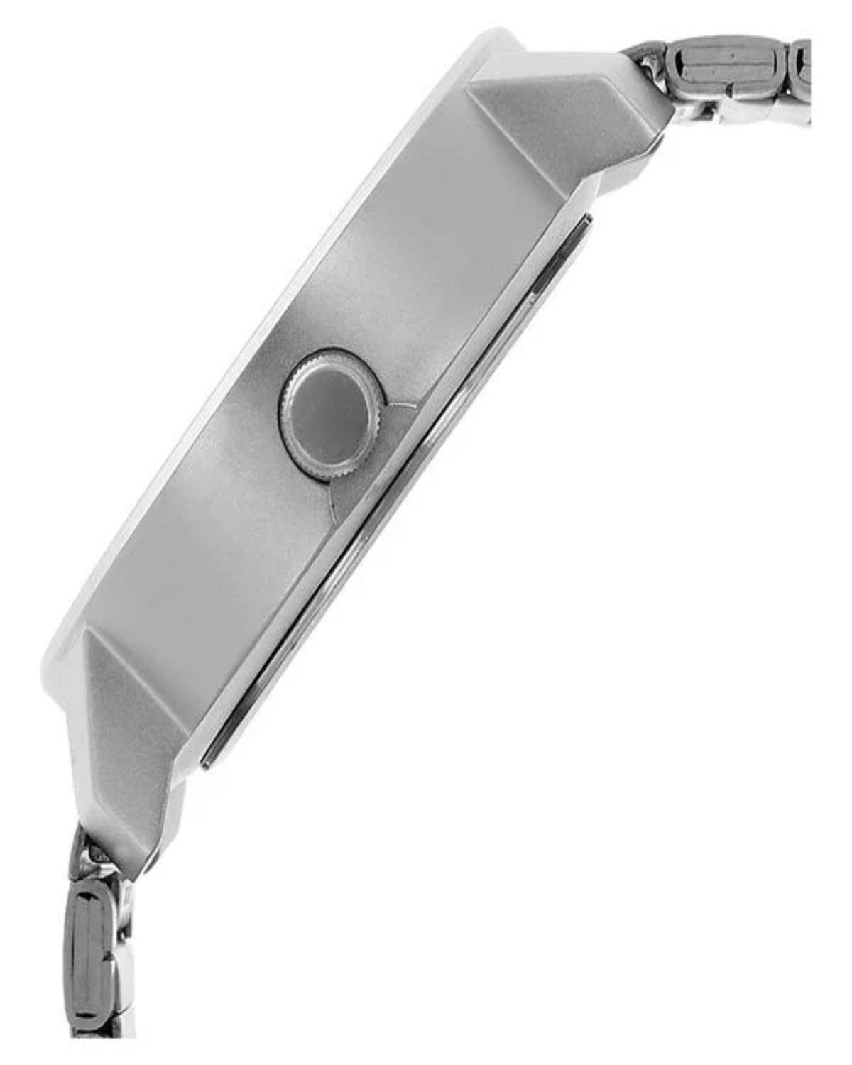 TITAN WORKWEAR QUARTZ ANALOG WHITE DIAL STAINLESS STEEL STRAP WOMEN’S WATCH NT3121SM01 - Image 3