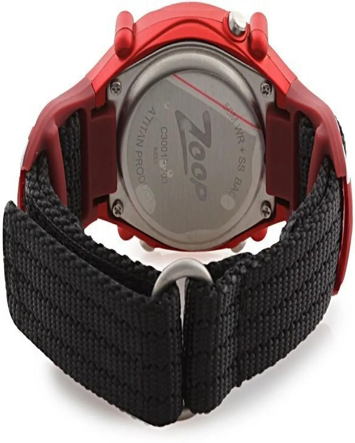 TITAN ZOOP DIGITAL QUARTZ DIGITAL GREY DIAL MULTICOLOR PLASTIC STRAP KIDS WATCH NNC3001PV03-A455 - Image 3