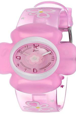 TITAN ZOOP QUARTZ ANALOG PINK DIAL PLASTIC STRAP KIDS WATCH NPC4008PP01-A434