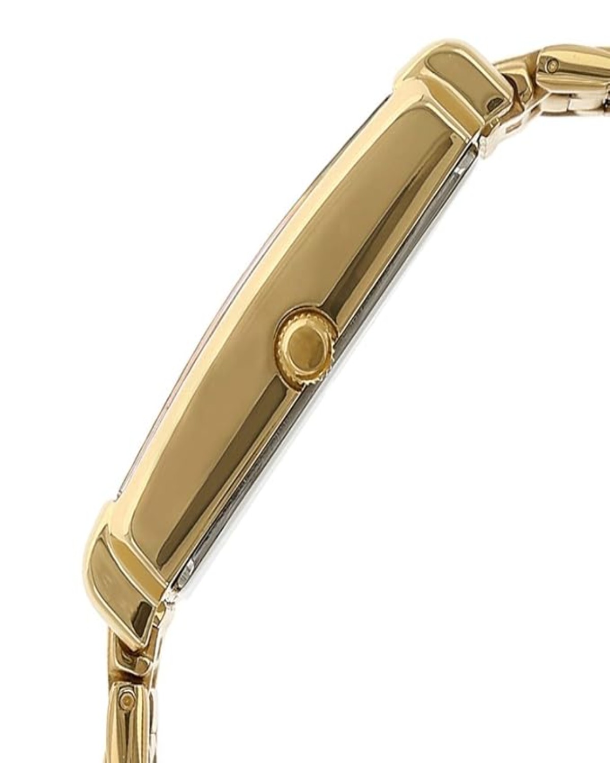 TITAN QUARTZ ANALOG DAY-DATE GOLD DIAL STAINLESS STEEL STRAP MEN’S WATCH NT1506YM01 - Image 3
