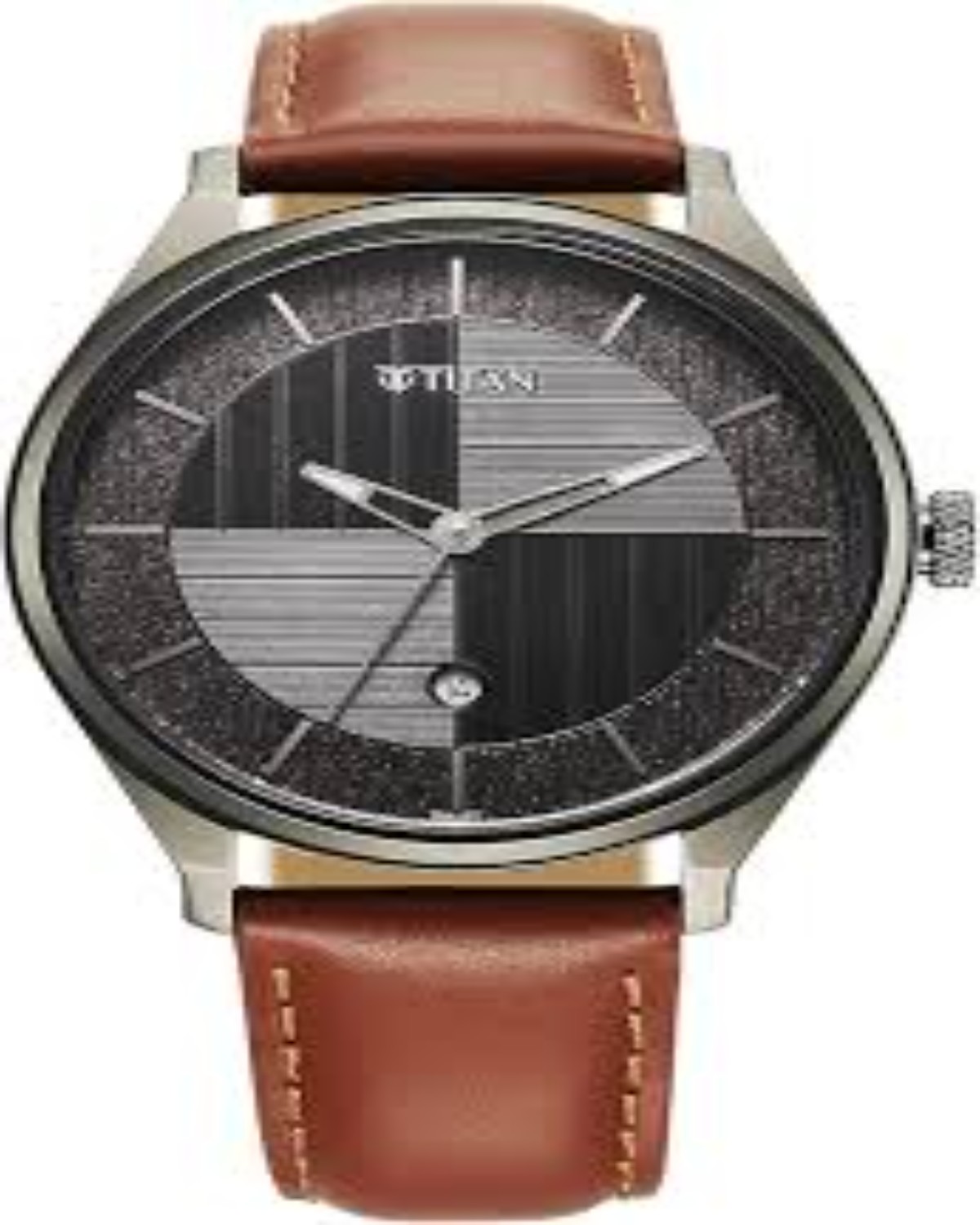TITAN LAGAN QUARTZ ANALOG SILVER DIAL TWO-TONE STAINLESS STEEL STRAP MEN’S WATCH NT1802QL03