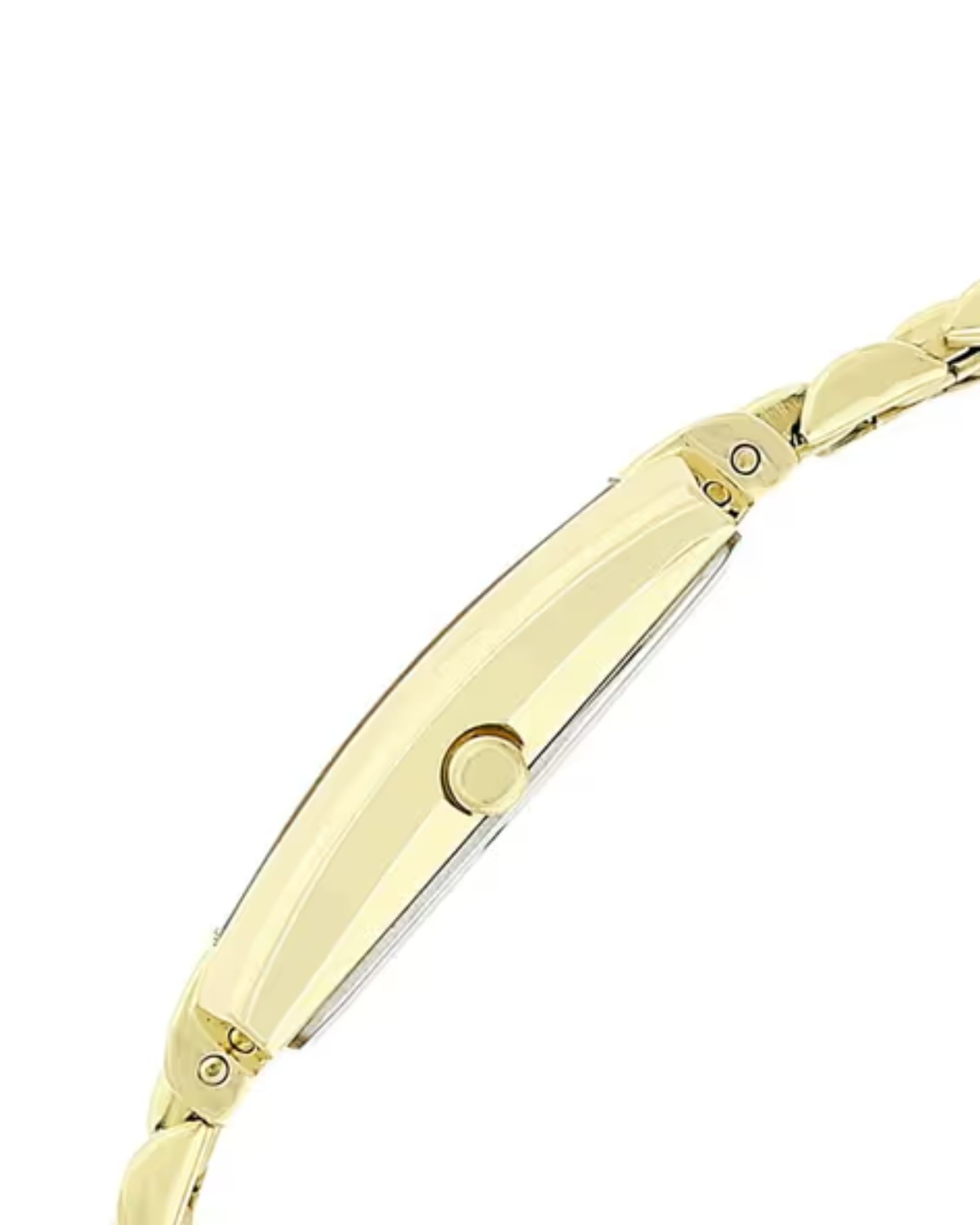 TITAN REGALIA QUARTZ ANALOG RECTANGULAR WHITE DIAL GOLD-TONE STAINLESS STEEL STRAP MEN’S WATCH NT1927YM04 - Image 4