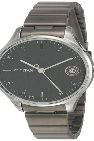 TITAN WORKWEAR QUARTZ ANALOG SILVER DIAL STAINLESS STEEL STRAP WOMEN’S WATCH NT2649KM01