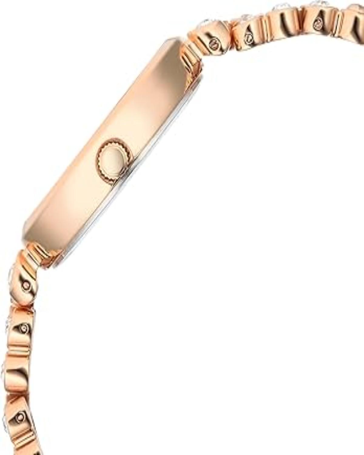 TITAN RAGA SHOWSTOPPER QUARTZ ANALOG ROSE GOLD DIAL METAL STRAP WOMEN’S WATCH NT95262WM01 - Image 4