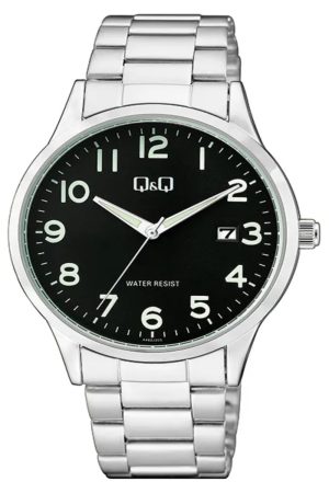 Q&Q Analog Stainless Steel Watch A482J205Y