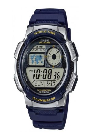 CASIO AE-1000W-2AVDF Digital World Time Watch