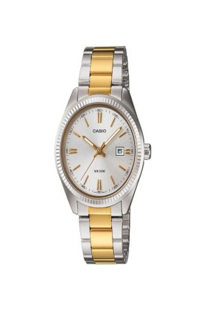 CASIO LTP-1302SG-7AVDF Elegant Stainless Steel Ladies Watch