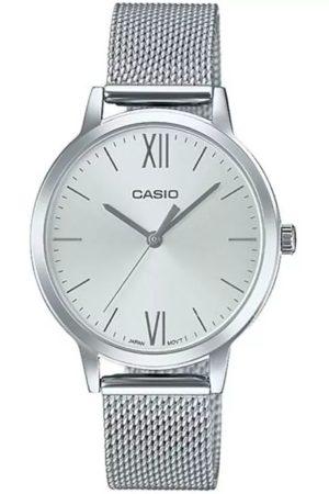CASIO LTP-E157M-7ADF Elegant Mesh Stainless Steel Women’s Watch