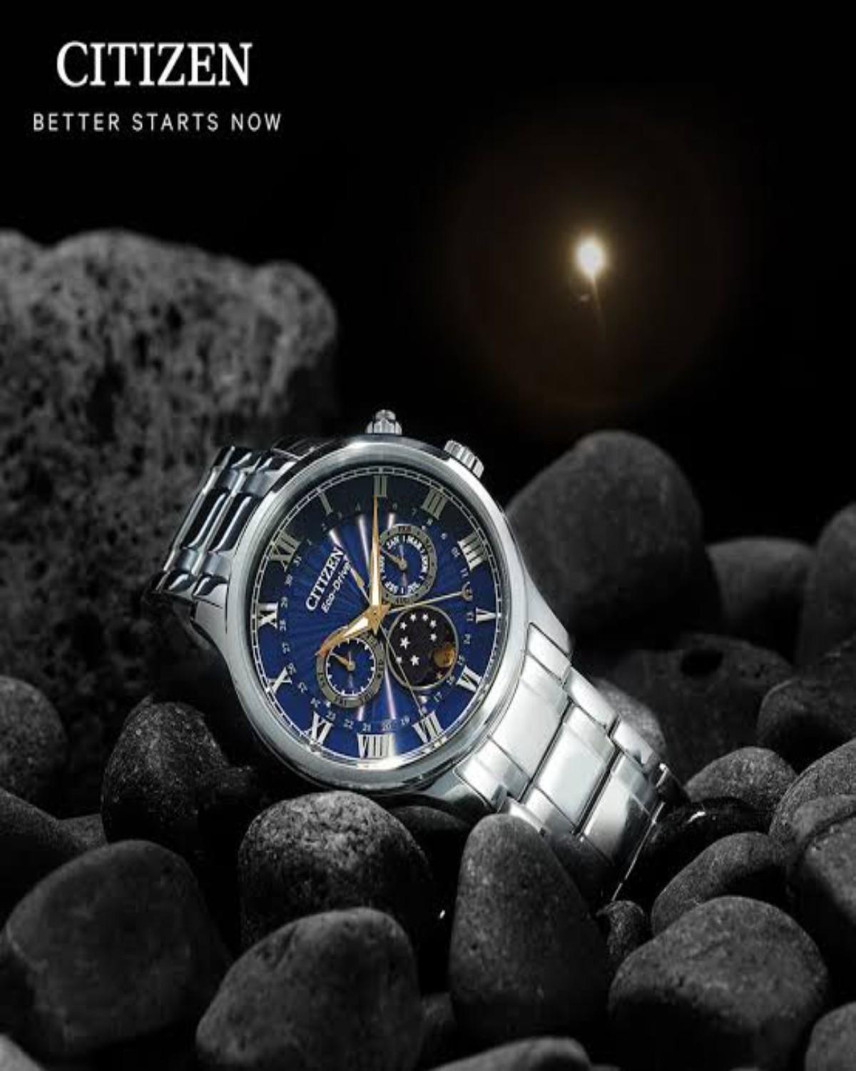 CITIZEN AP1050-81L Eco-Drive Moon Phase Men’s Watch - Image 2