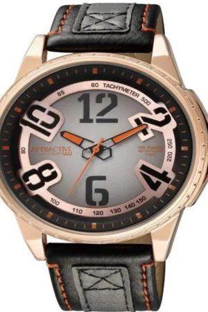 Q&Q Analog Leather Watch DA66J105Y