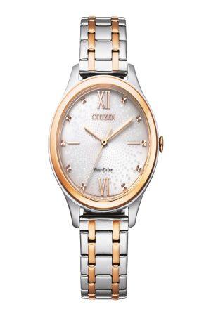 CITIZEN EM0506-77A Eco-Drive Ladies Two-Tone Stainless Steel Watch