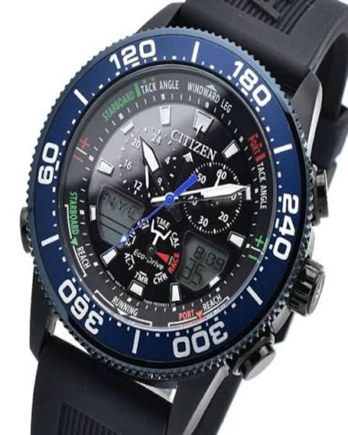 CITIZEN JR4065-09E Promaster Marine Eco-Drive Yacht Timer Men’s Watch - Image 4