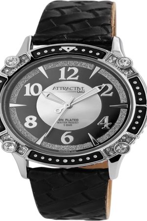 Q&Q Analog Leather Watch DA75J305Y