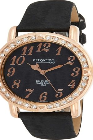 Q&Q Analog Leather Watch DA93J105Y