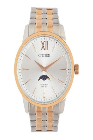 CITIZEN AK5006-58A Moonphase Quartz Two-Tone Dress Watch
