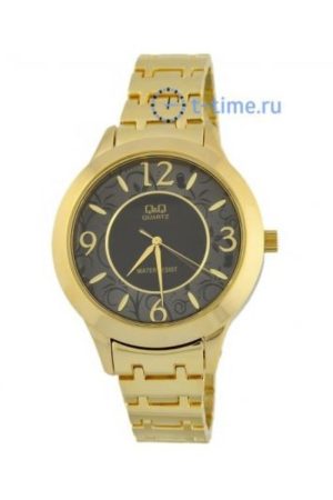 Q&Q Analog Leather Watch F477J005Y