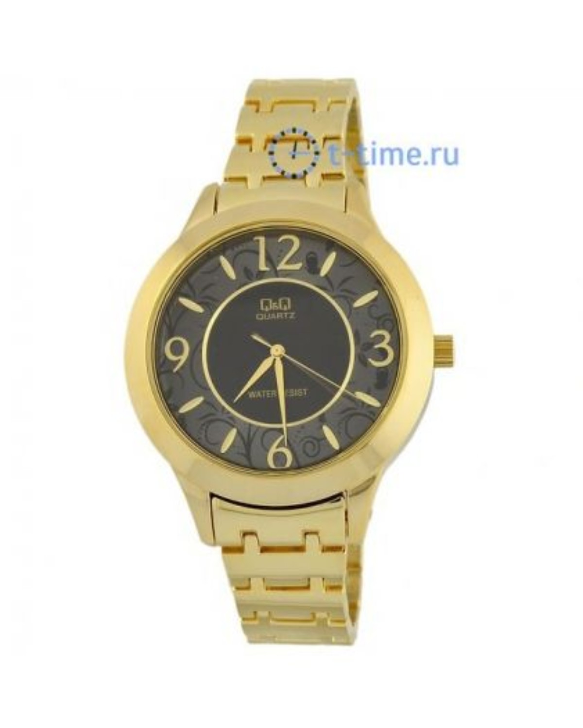 Q&Q Analog Leather Watch F477J005Y