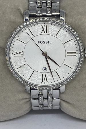 Fossil Jacqueline Three-Hand Date Stainless Steel Watch ES3545